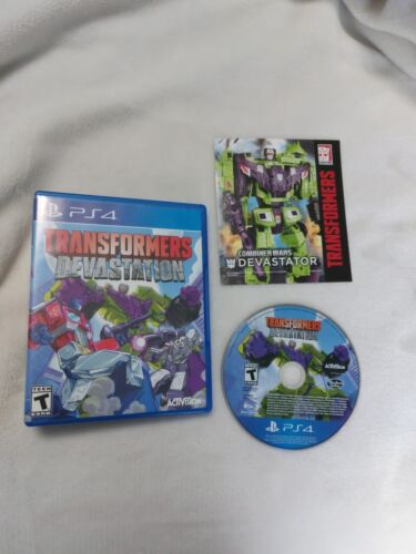 Transformers: Devastation (Sony PlayStation 4, 2015) PRE-OWNED CIB TESTED - Picture 1 of 12