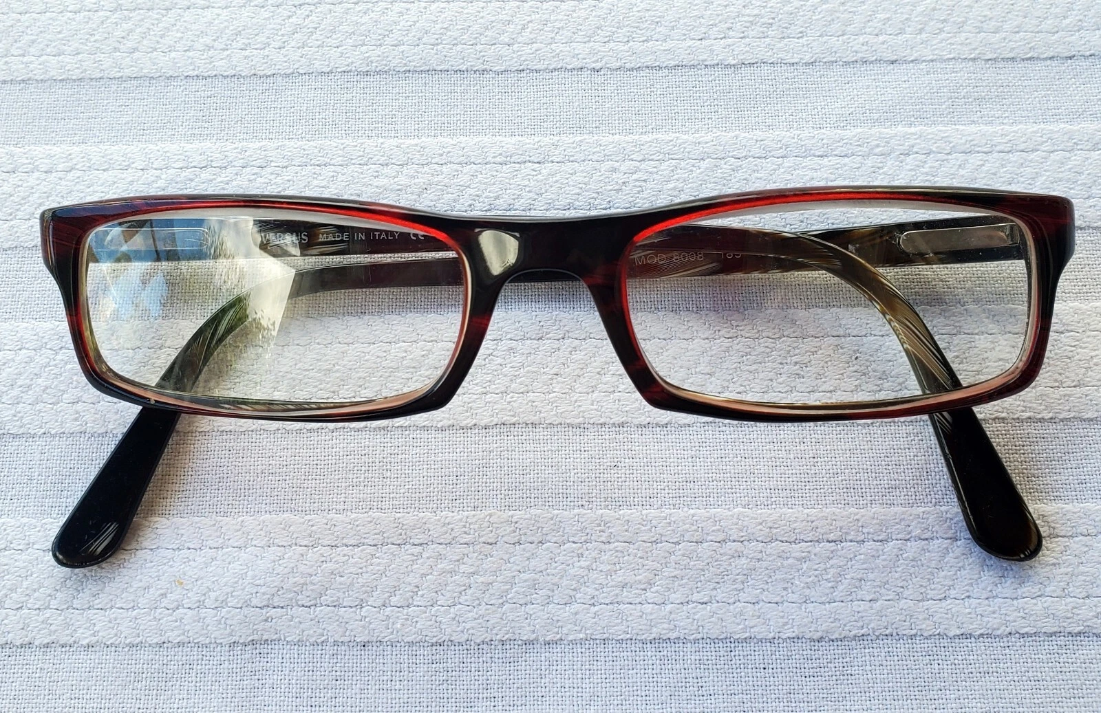 Great Versus by Versace Eyeglasses Frames MOD 8008 51 18 140   Red   Black