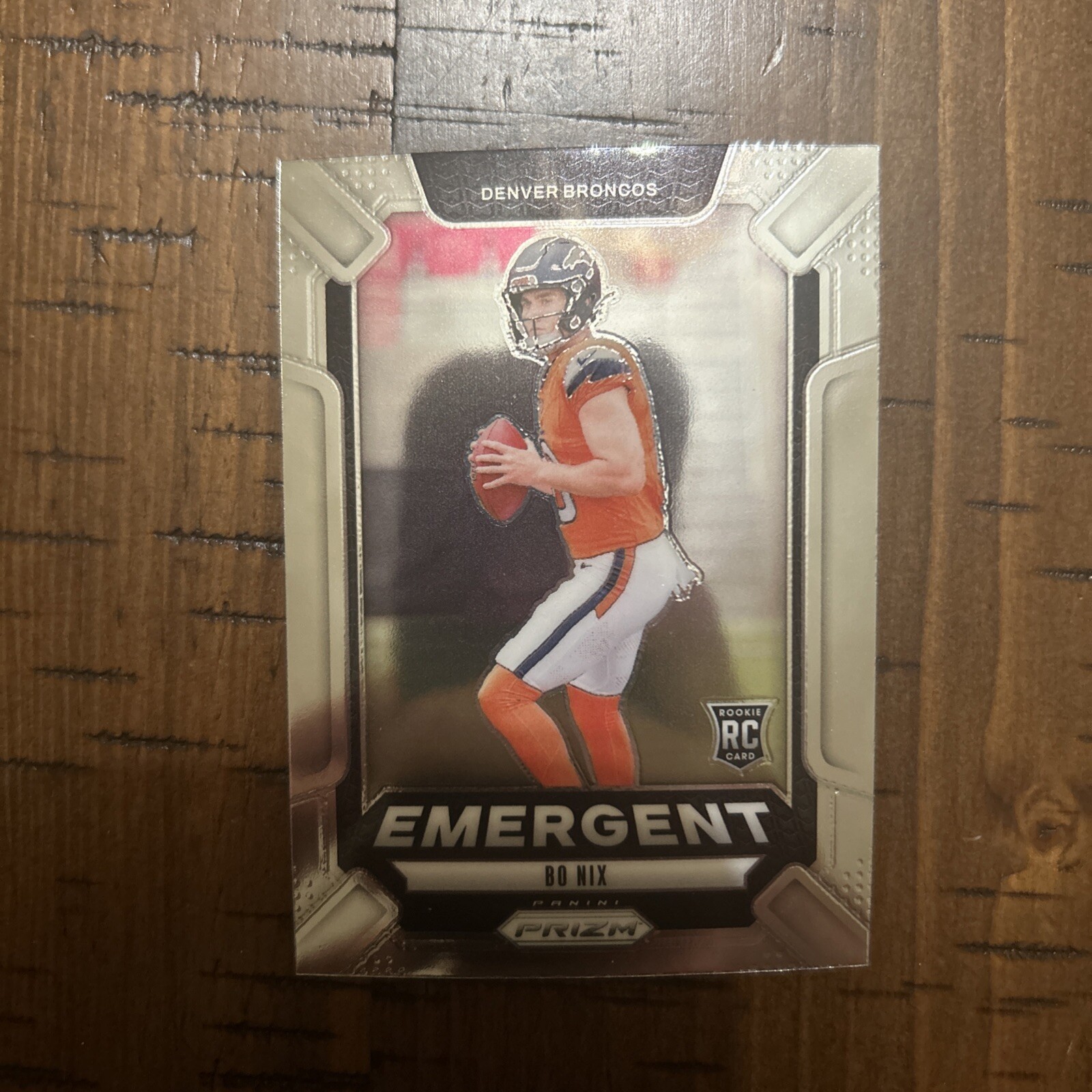 2024 Panini Prizm Bo Nix #3 Rookie Emergent