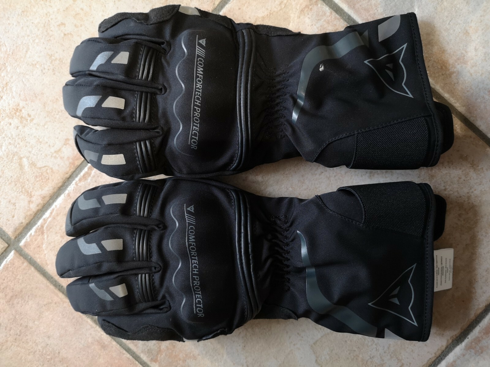 Guanti moto Dainese Tempest Long D-DRY Nero invernali impermeabili OMOLOGATI