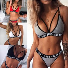 Women Bikini Bra Swimwear String Swimsuit Swimwear Beachwear Bathing Suit Pool