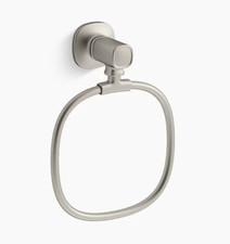 Kohler Ealing  Towel Ring R31068-BN Bathroom Accessories, Vibrant Brushed Nick