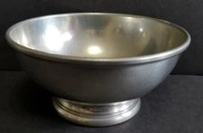 Williamsburg Stieff Pewter Bowl Footed Colonial Restoration 5.25" CW10- 10