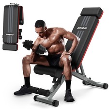 Banco con mancuernas plegable para el hogar Entrenamiento con pesas Fitness Banco inclinado Banco de entrenamiento
