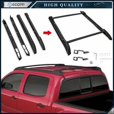 For 2005-2023 Toyota Tacoma Double Cab Top Roof Rack Cross Bars Side Rails Set