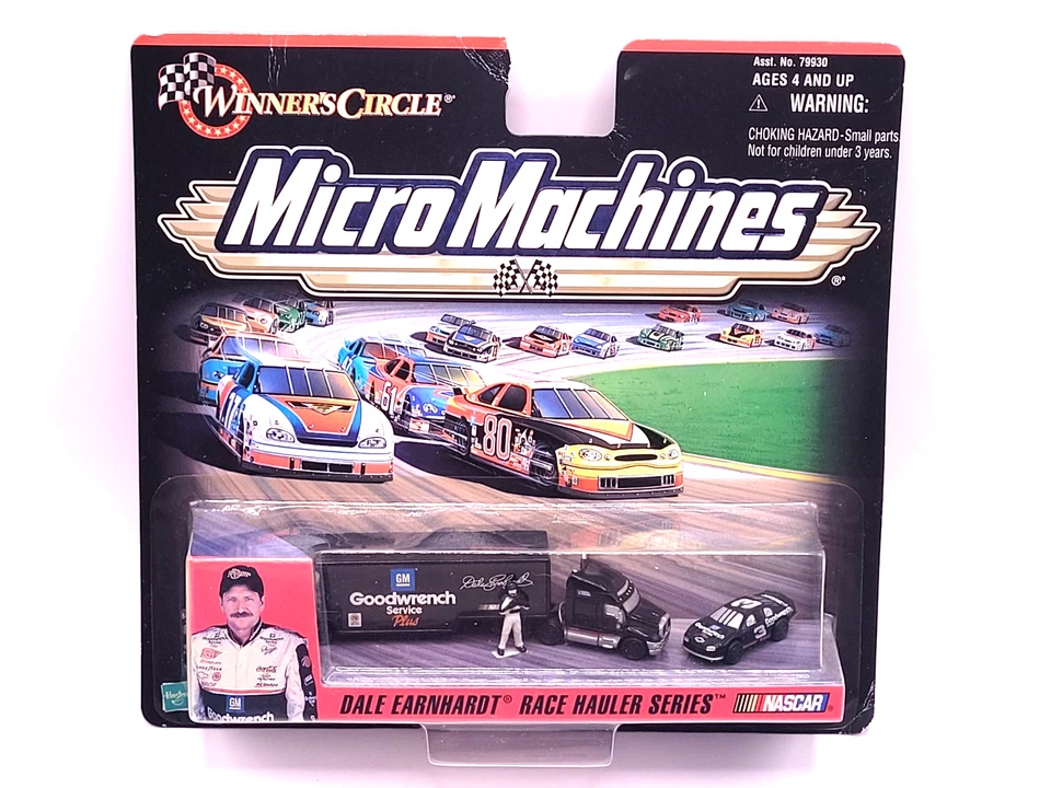 Micro Machines Dale Earnhardt NASCAR Checkered Flag Series Race Hauler Bundle - Image 2 of 4