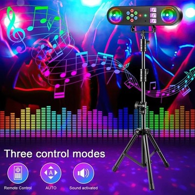 CFX Partyvibe 3 - 5 in1 LED RGB DJ Leuchten mit Ständer Fernbedienung Kugel Laserbar Bühne