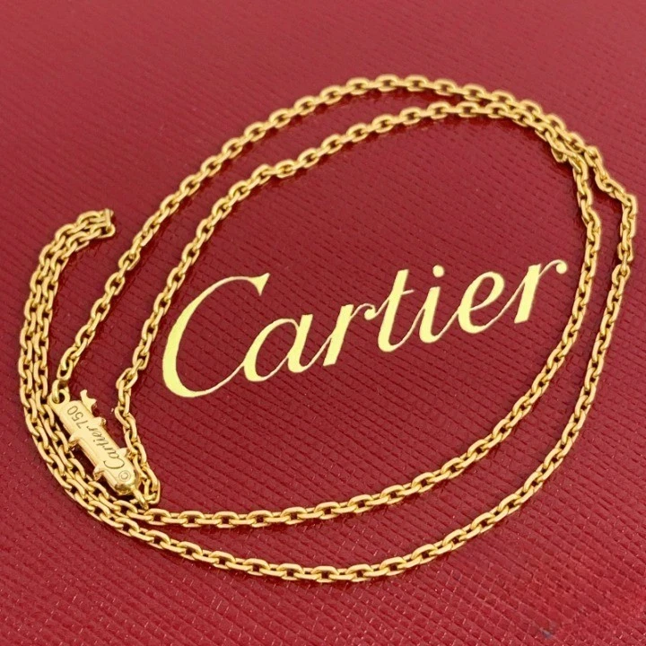 Cartier without Stone Yellow Gold Chain Fine Necklaces & Pendants