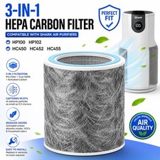 HP102 HC452 HEPA Carbon Filter for Shark Air ...