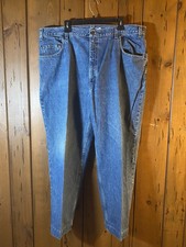 Vintage 90s Levi's 545 Loose Fit Orange Tab Jeans  44x30 Baggy Skater Taper