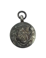OLD SILVER MOTORCYCLE MEDAL 'BECKETT CUP TRIAL 1929 S. COX'