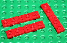 3 x Lego Red Hinge Plates 4275b 4276b Set 3225 5550 5580 5563 5590 6889 5510