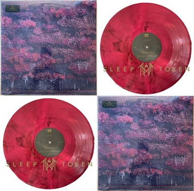 NEW SEALED Sleep Token Even in Arcadia UK Ed. 2LP Neon Pink Black Marble Vinyl