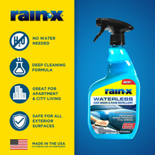 Rain-x Waterless Car Wash Rain Repellent 32 Fl Oz - 620100w