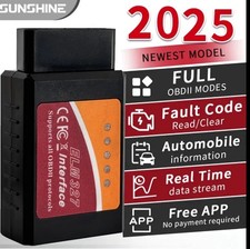 2025 OBD2 Bluetooth Scanner Code Reader Reset for Android/Windows/Apple