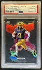 2024 Prizm Draft Picks JJ McCarthy Color Blast SSP RC SP Black #CB-7 PSA 10