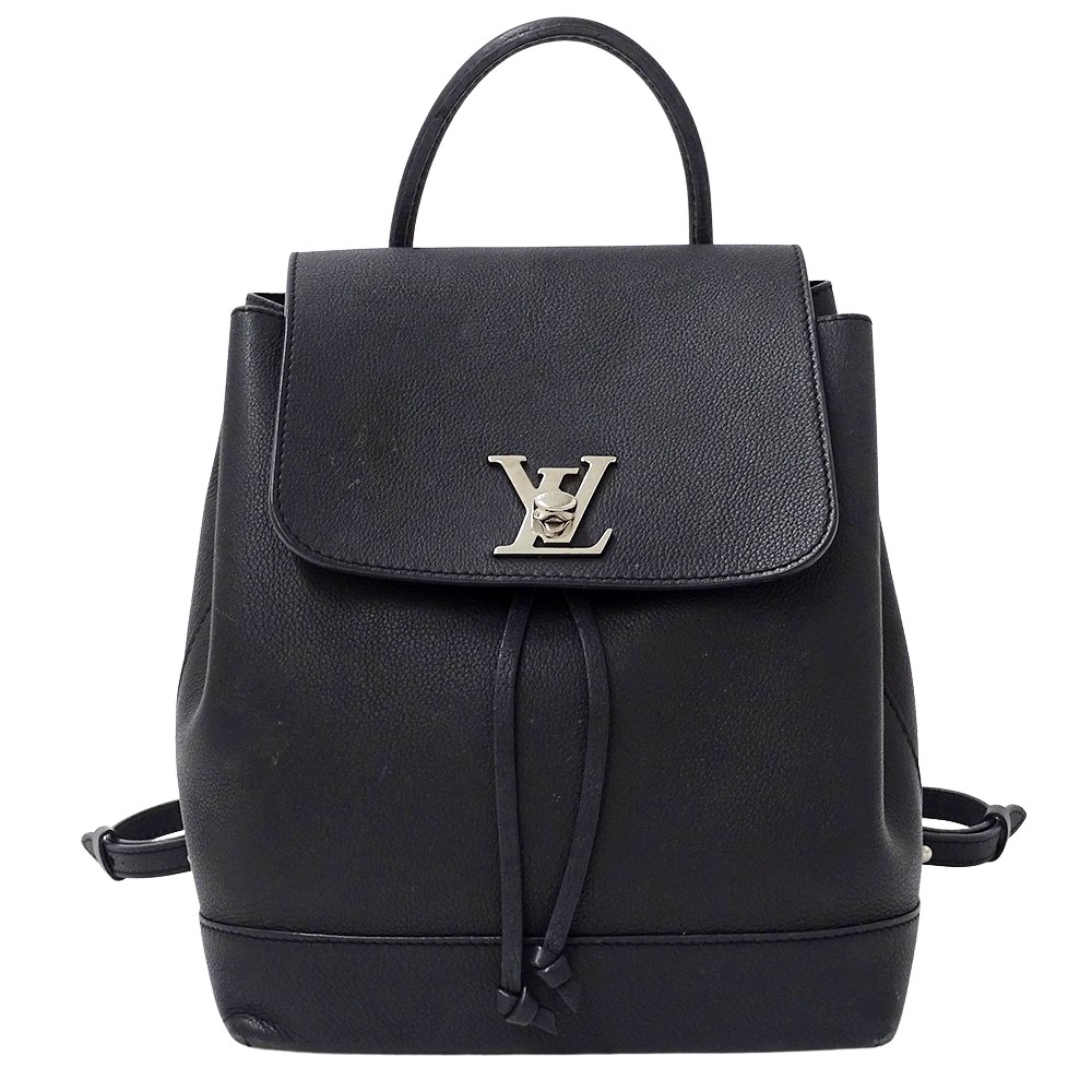 Louis Vuitton Lockme Backpack in Noir Calf Leather M41815 313919