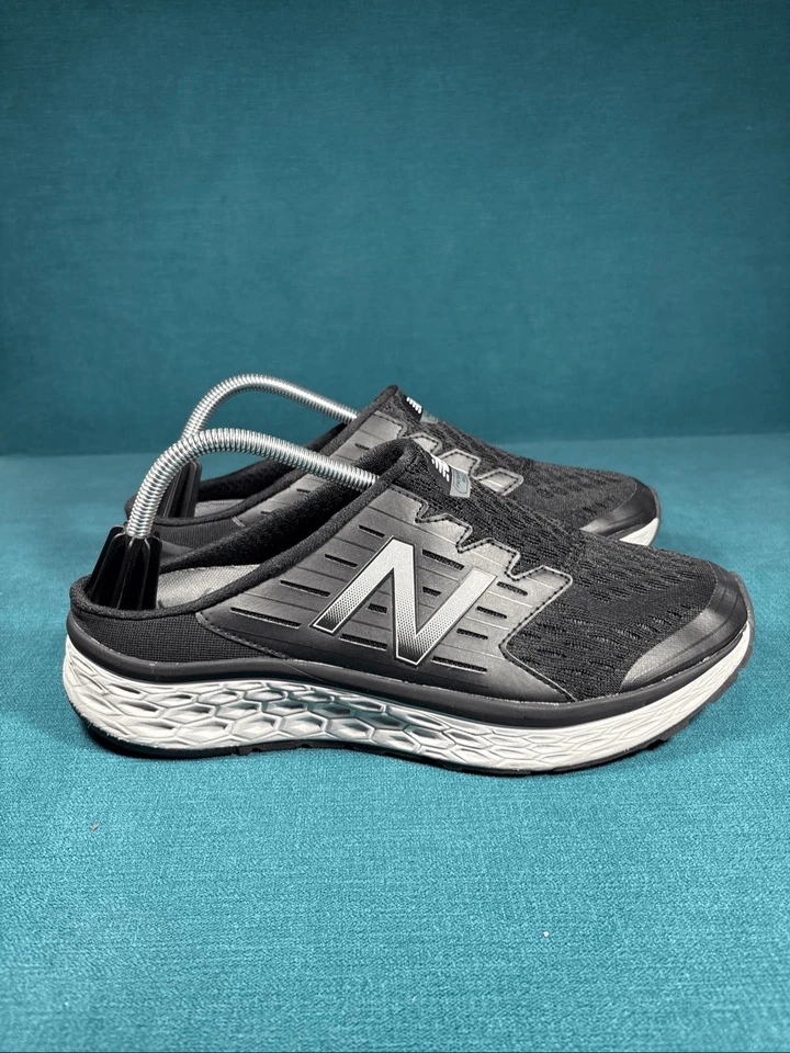 New Balance 900 女式 10.5B 码运动懒人鞋黑色白色运动鞋 — 第 3/4 张图片