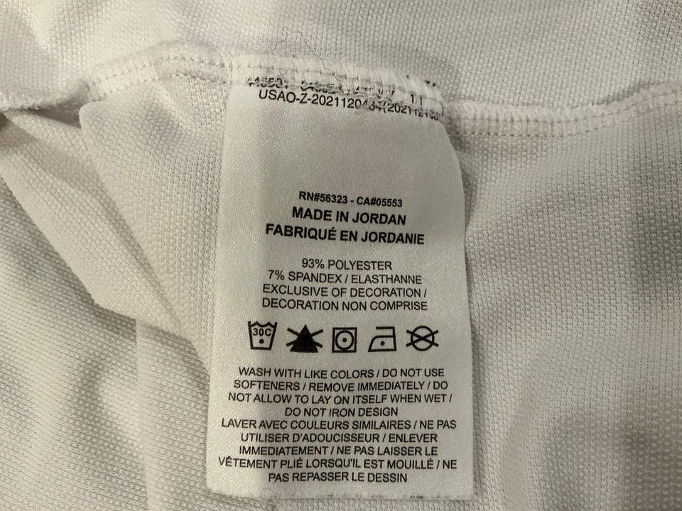 Camiseta Nike Dri Fit Pro para hombre L blanca Foto 4 de 4