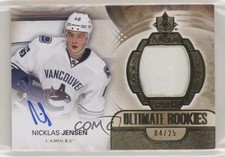 2013-14 Ultimate Collection Rookies 4/25 Nicklas Jensen #125 Patch Auto 0c3