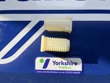 Pair Genuine Ifor Williams Trailer Ramp White Pivot Hinge Plastic Bush x2 P1246
