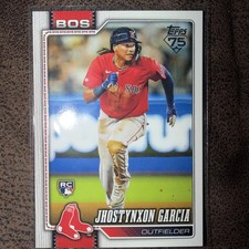 2026 Topps Series 1 - Jhostynxon Garcia Boston Red Sox #316 RC Rookie NM