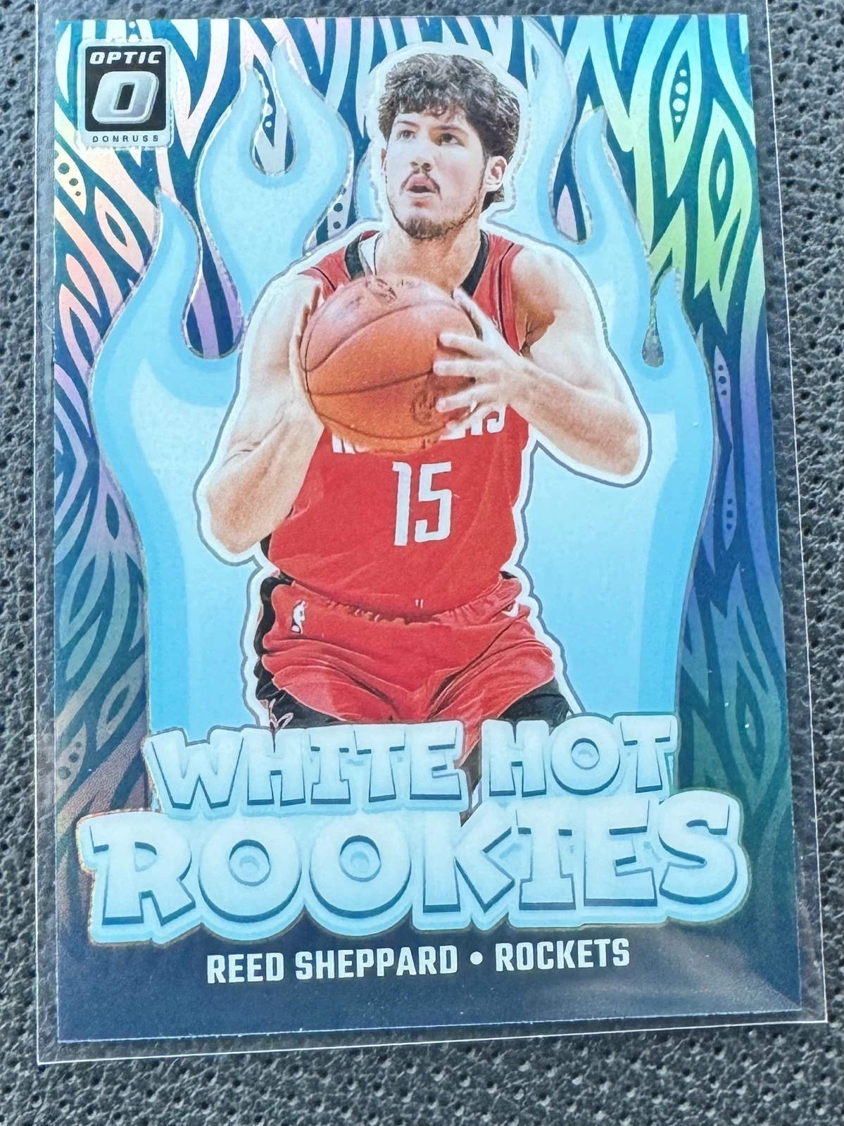2024-25 Panini Donruss Optic Reed Sheppard Silver Prizm White Hot Rookies #12