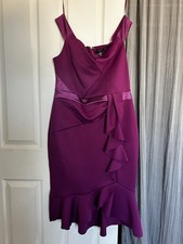 Woman’s Mini Purple Cocktail Dress