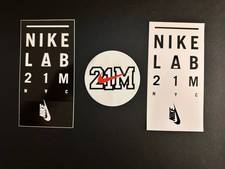 Ultra Rare Nike 21 Mercer 21m Sticker Set - New York City Nyc - 3 Sticker Set