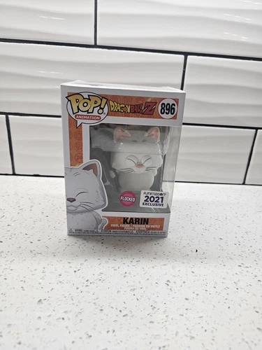 Funko Pop! Dragon Ball Z Karin Flocked Korin Exclusive #896 Funimation 2021