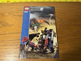 INCOMPLETE LEGO SETS Knights' Kingdom 8877 Vladek's Dark Fortress 8874 Minifigs