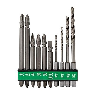 HiKOKI 10-Piece Bit Set for Impact Drivers and Driver Drills  (P/N: 0040-1000)