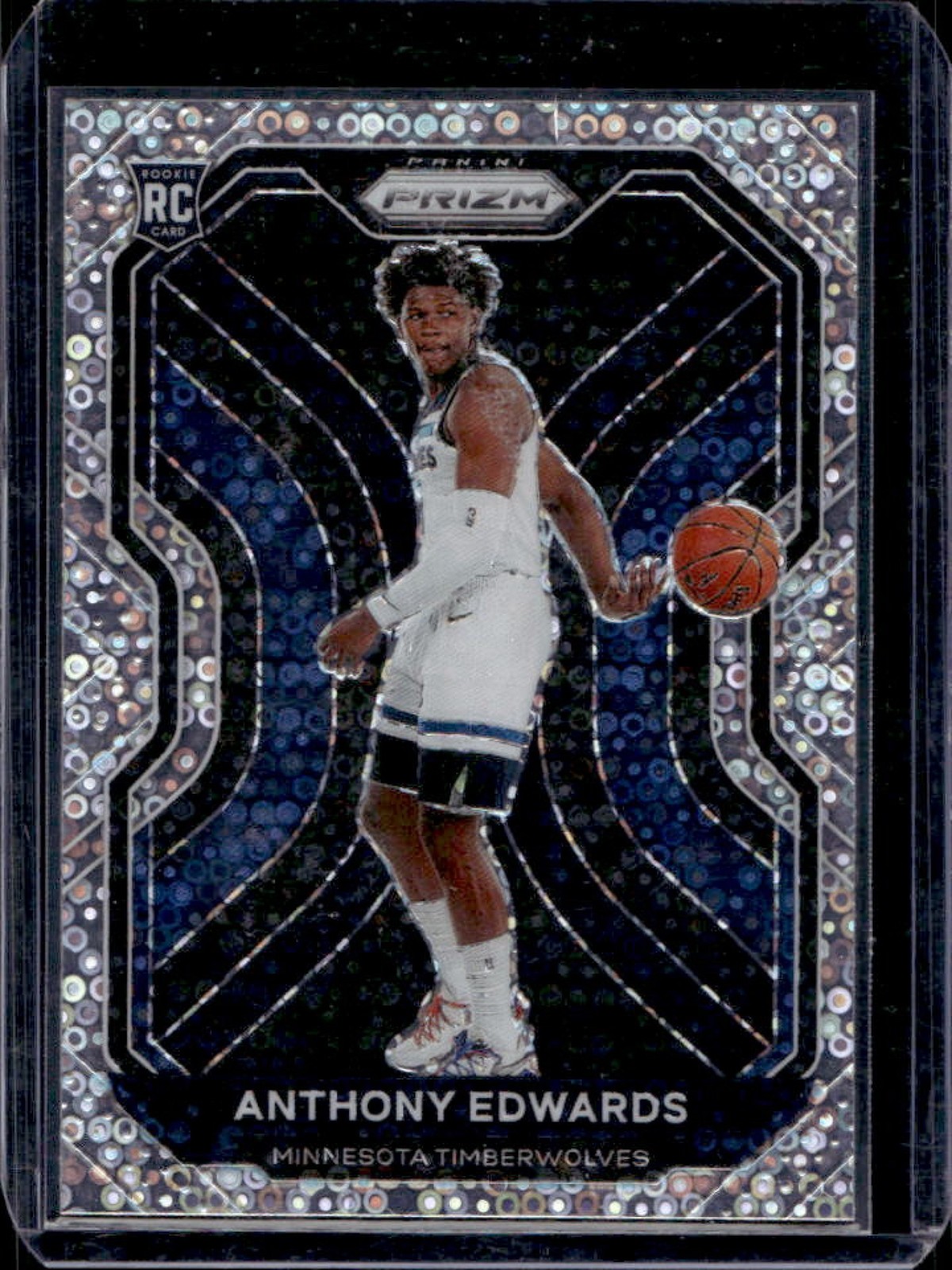 2020-21 Prizm Anthony Edwards RC Fast Break Prizms #258 Timberwolves