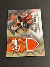 2022 Topps Update - Buster Posey #MLM-BP Major League Material Relic Gold /50