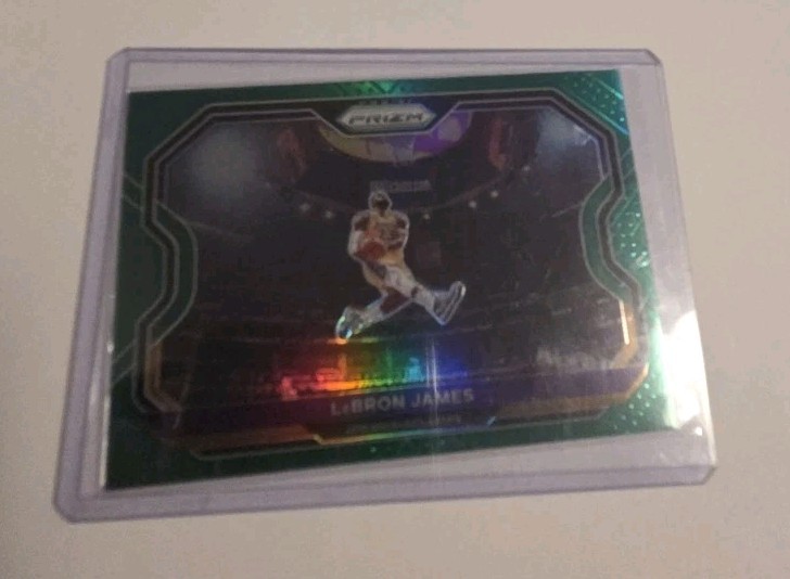 2020-21 Panini Prizm - LeBron James #1 Green Prizm Kobe Tribute