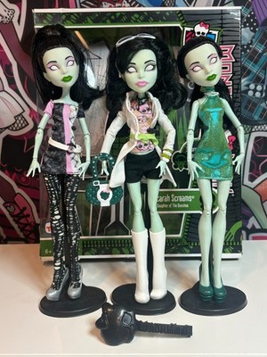 16) Monster High Scarah Screams I Heart Fashion 3 Puppen Konvolut KOMPLETT mit Box