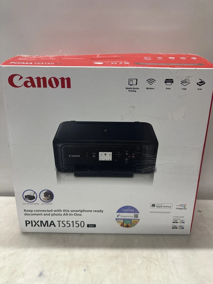 Canon PIXMA TS5150 Serie – All-in-One-Drucker, Schwarz - Bild 3 von 4