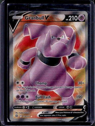 2022 Pokemon SWSH Brilliant Stars Granbull V #159/172