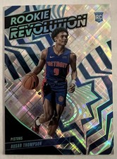 2023-24 Panini Revolution Basketball Ausar Thompson #5 Cosmic RC Rookie 77/99