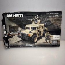 Mega Bloks Call Of Duty Light Armor Firebase 06817 Incomplete Box Instructions