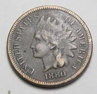 1880 INDIAN HEAD CENT,PARTIAL LIBERTY, VERY NICE COIN!!!!(A7)