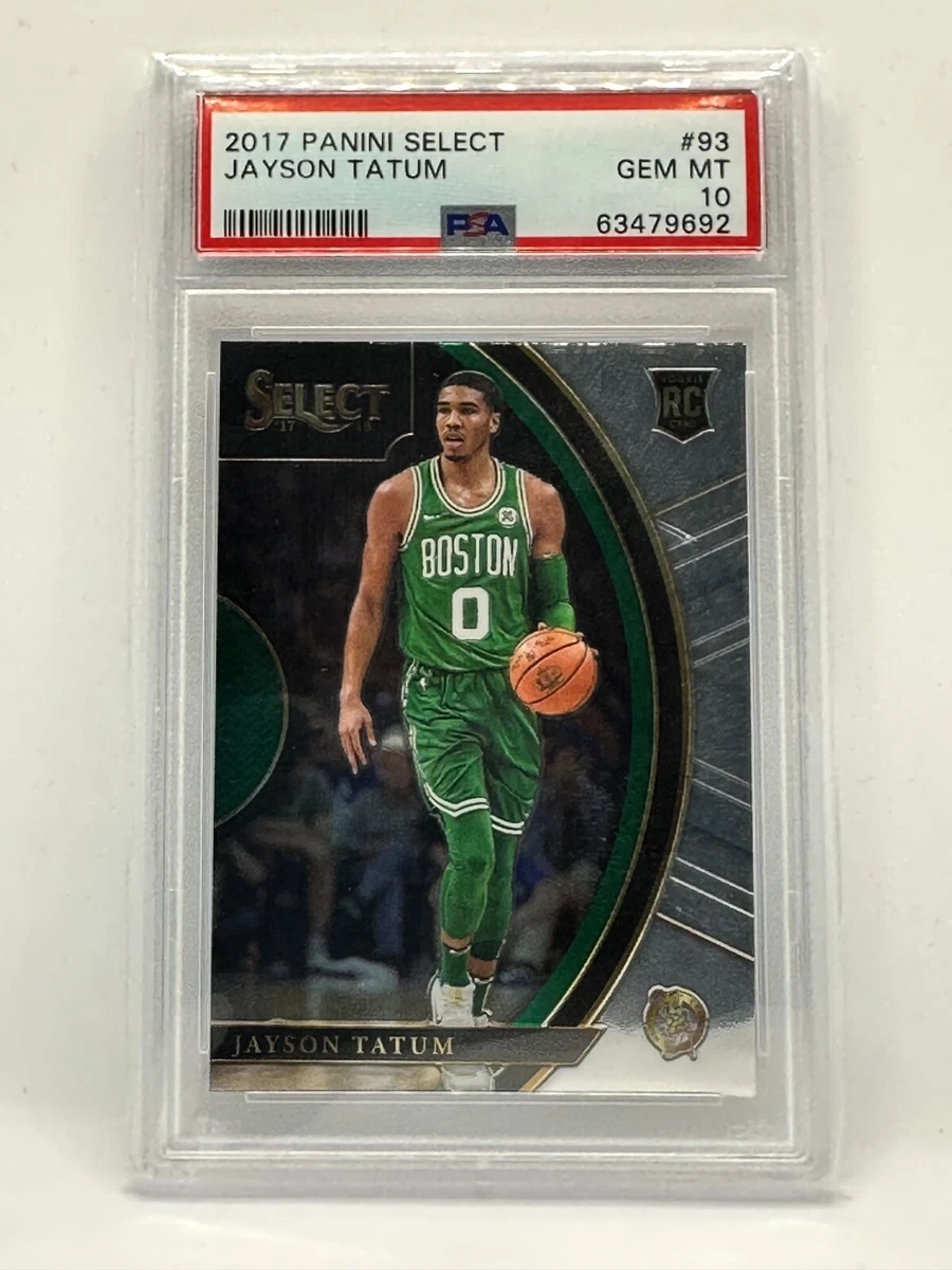 2017 Panini Select Jayson Tatum PSA 10 #93 Concourse RC Rookie | eBay