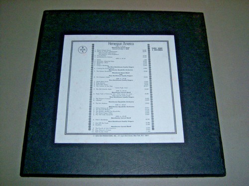 Homespun America Eastman Wind Ensemble & Chorale 1976 Vox SVBX5309 3LPBox VG+ NM - Picture 2 of 5