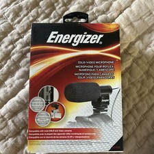 Dslr Video STEREO MIC MICROPHONE ENERGIZER New In Box
