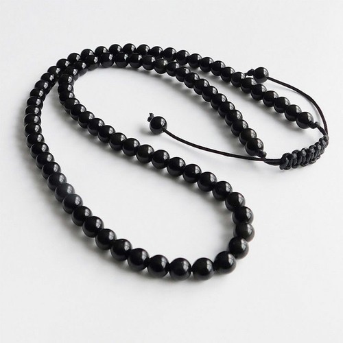 21' Fashion 6MM Onyx Tiger Eye Lava Stone Beaded Stacking Bracelets Men Necklace - Picture 13 of 14