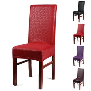 Piel Sintética Pu Impermeable Ceñido Comedor Cubierta para Silla ... Piel Sintética Pu Impermeable Ceñido Comedor Cubierta para Silla ...