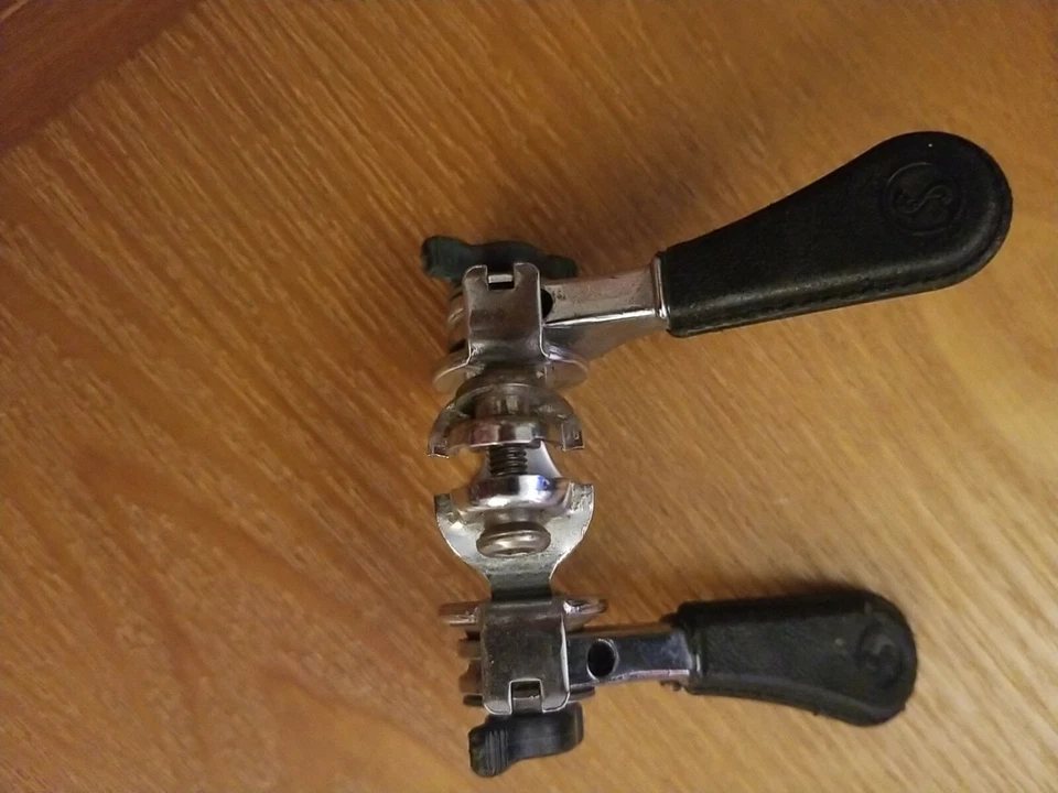 [7.67] Juego de palanca de cambios Simplex Criterium abrazadera de tubo en bicicleta de colección años 70 Nuevo de Lote Antiguo  Foto 2 de 4