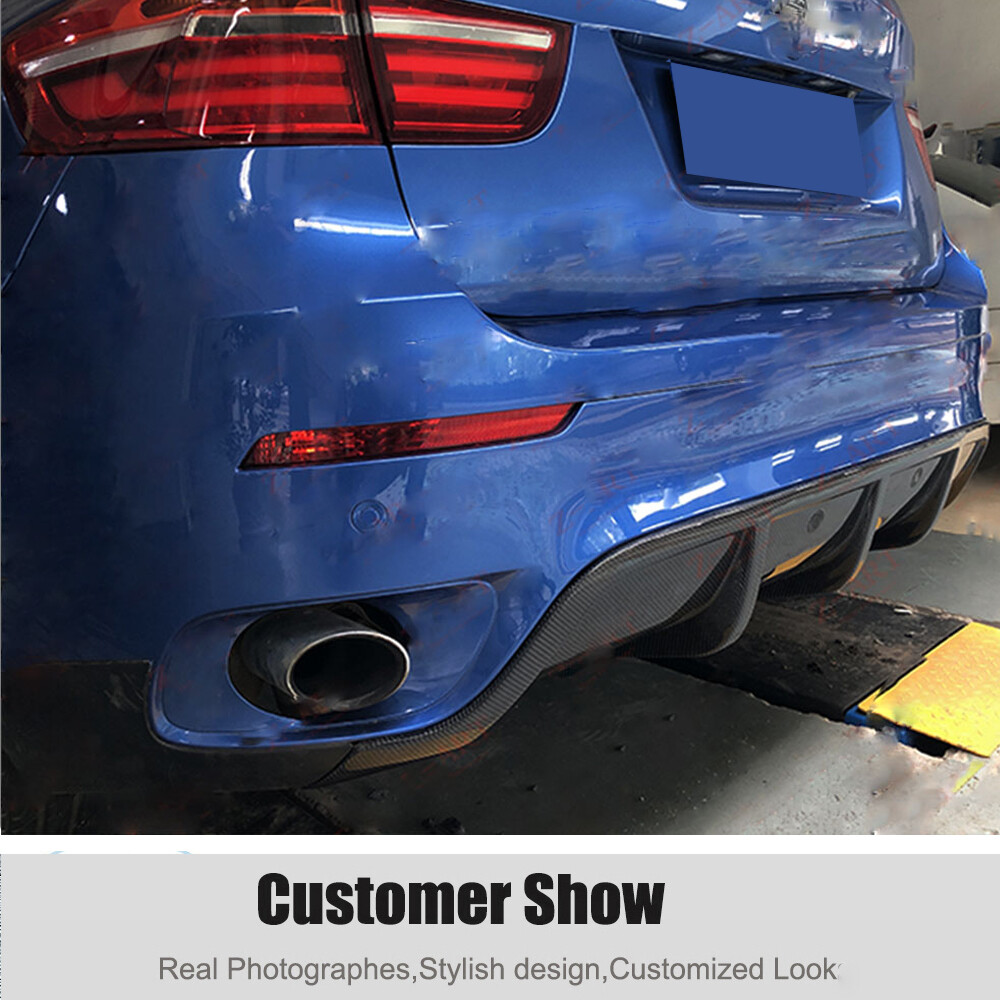 bmw x6 e71 リアデュヒューザー BMW X6 E71 リアディフューザー : エアロ.カスタムパーツの