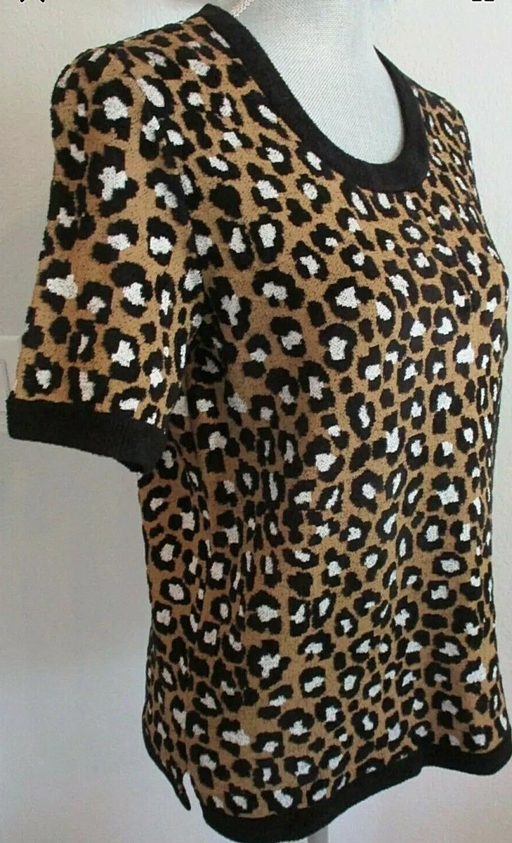 Michael kors leopard sweater 2025