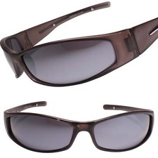 Lightweight Cycling Running Wrap Around Sport Crystal Gray Rectangle Sunglasses